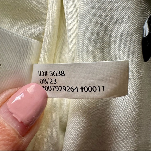 Express Black & White Strapless Houndstooth Wide Leg Jumpsuit size XS - Picture 5 of 7